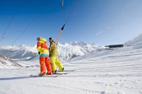 Ski-Spaß im Skigebiet Galtür