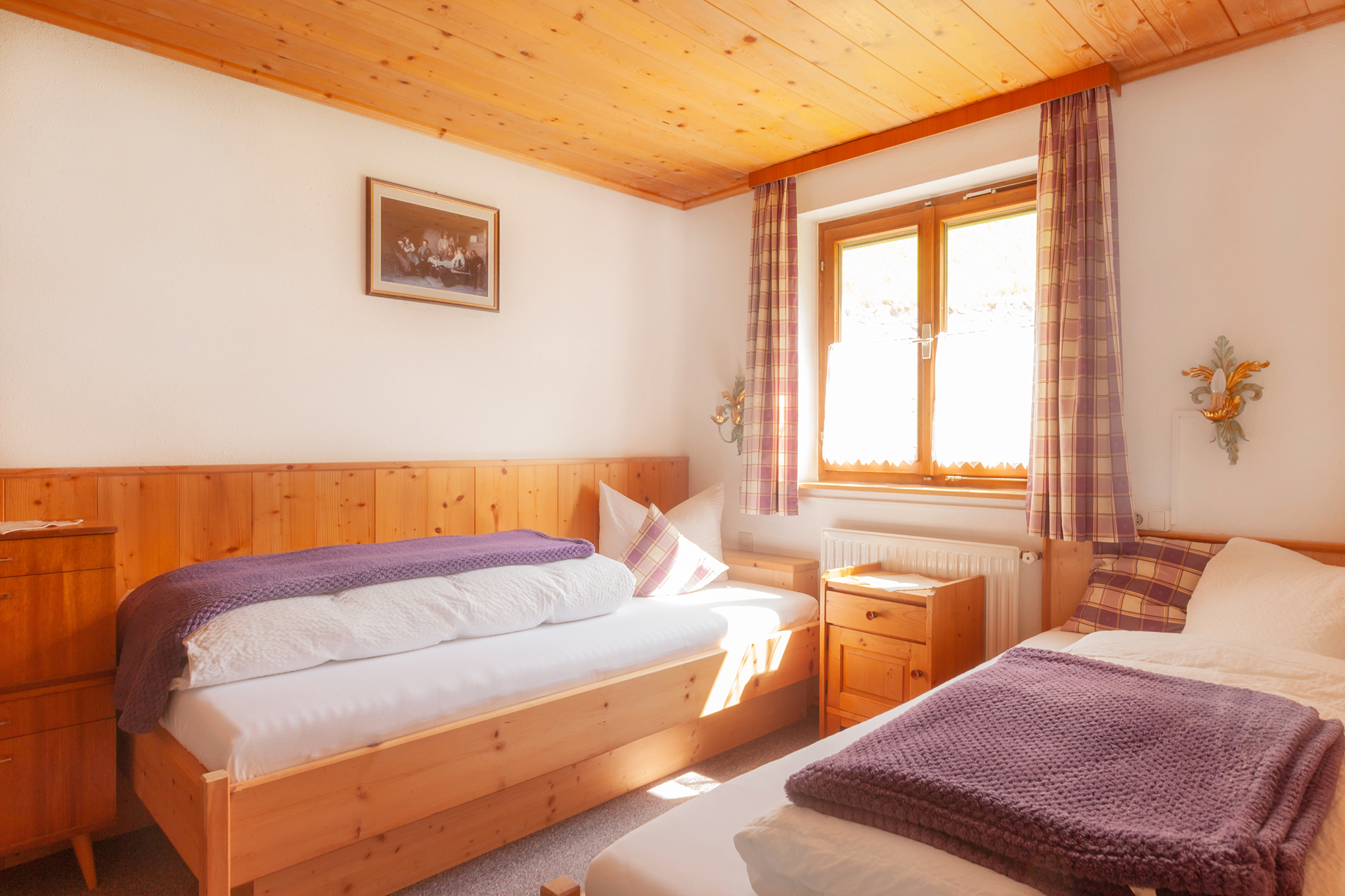 Haus Waldheim: Ferienwohnung für 4 Personen - Zweibettzimmer