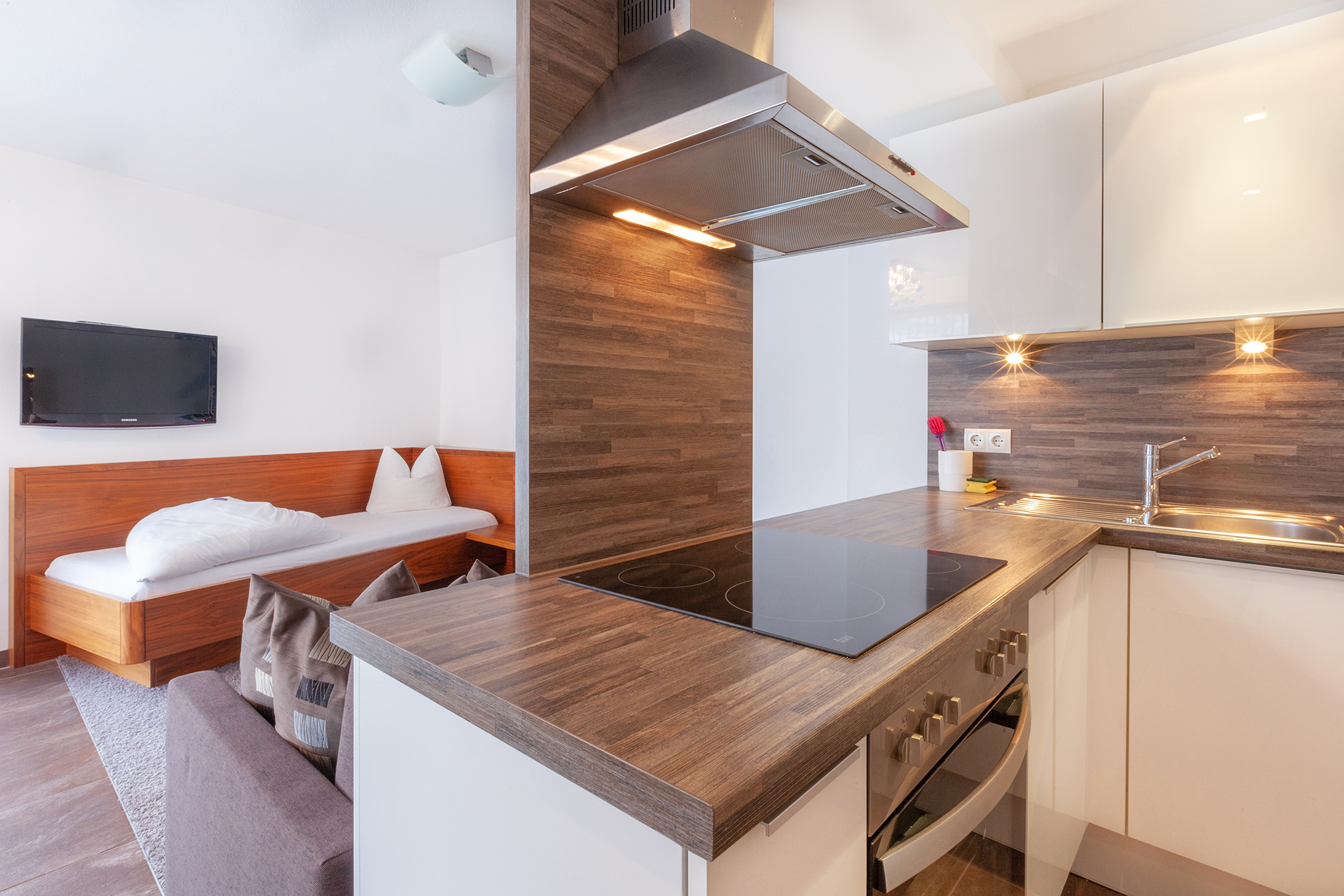 Appartementhaus Ischgl Suite: Ferienwohnung Riverside - Küche