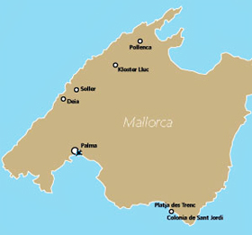 Mallorca: Wanderkarte