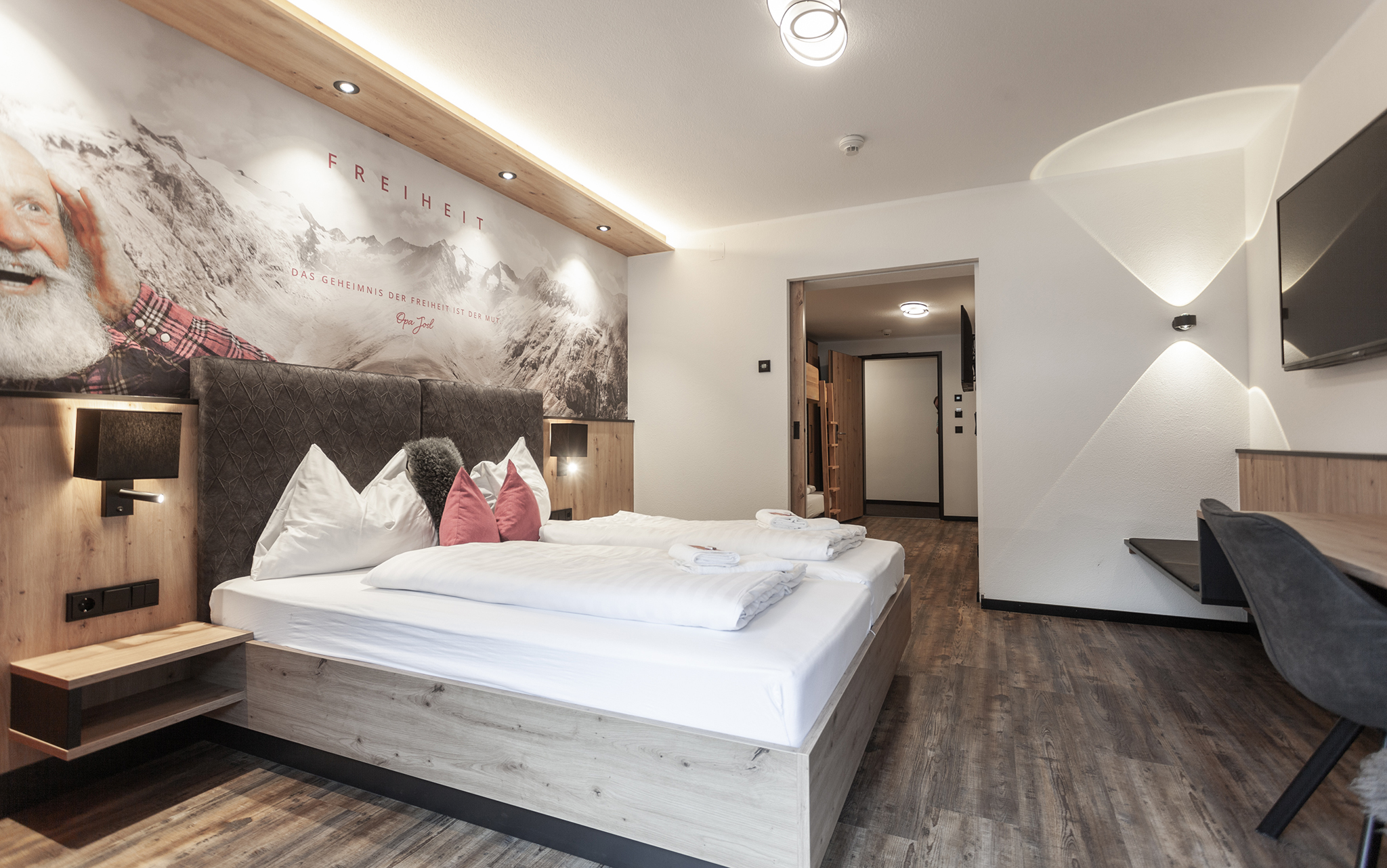 Sportclub Ötztal-Sölden: Comfort Doppelzimmer (Beispielbild)