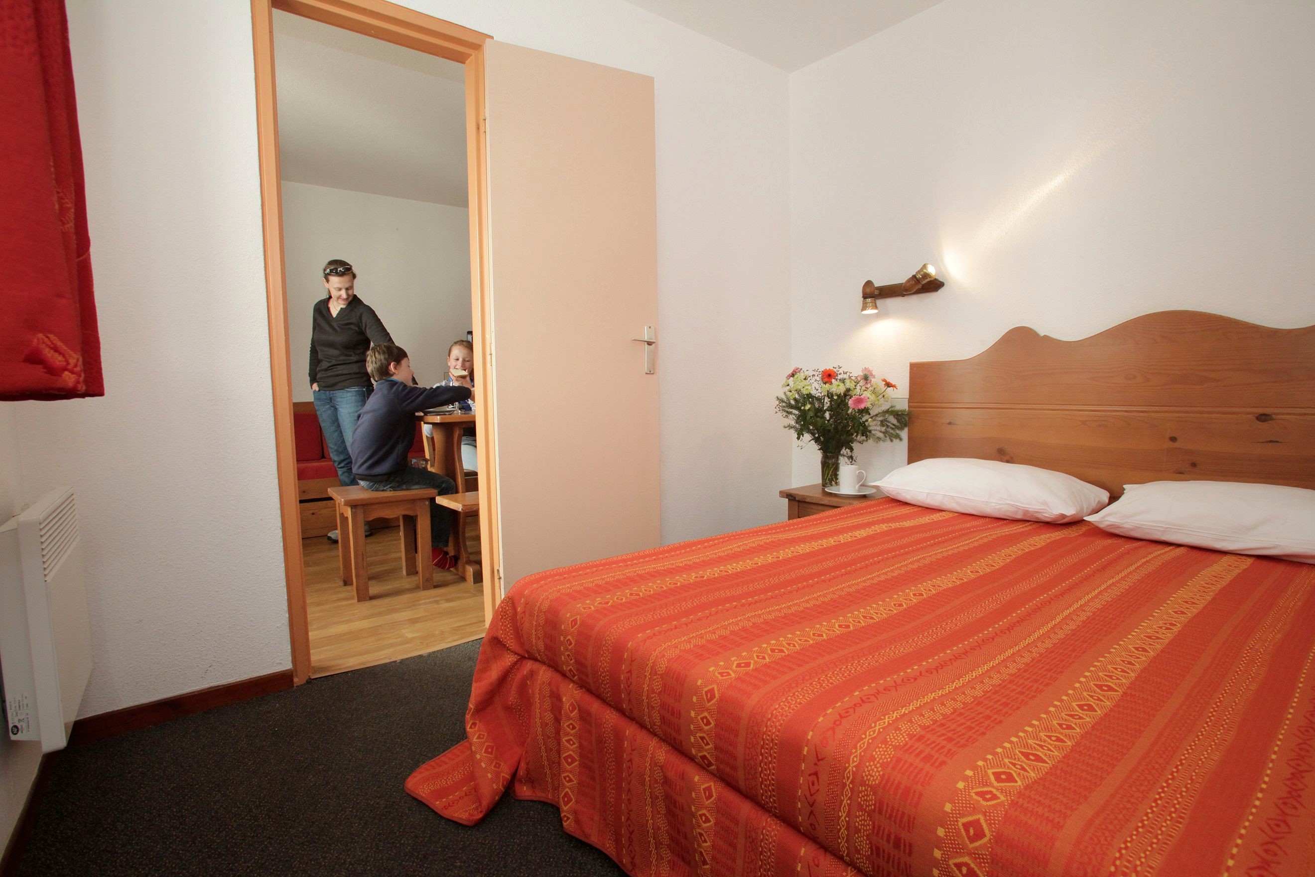 Hameau du Borsat in Tignes: Schlafzimmer - Beispiel
