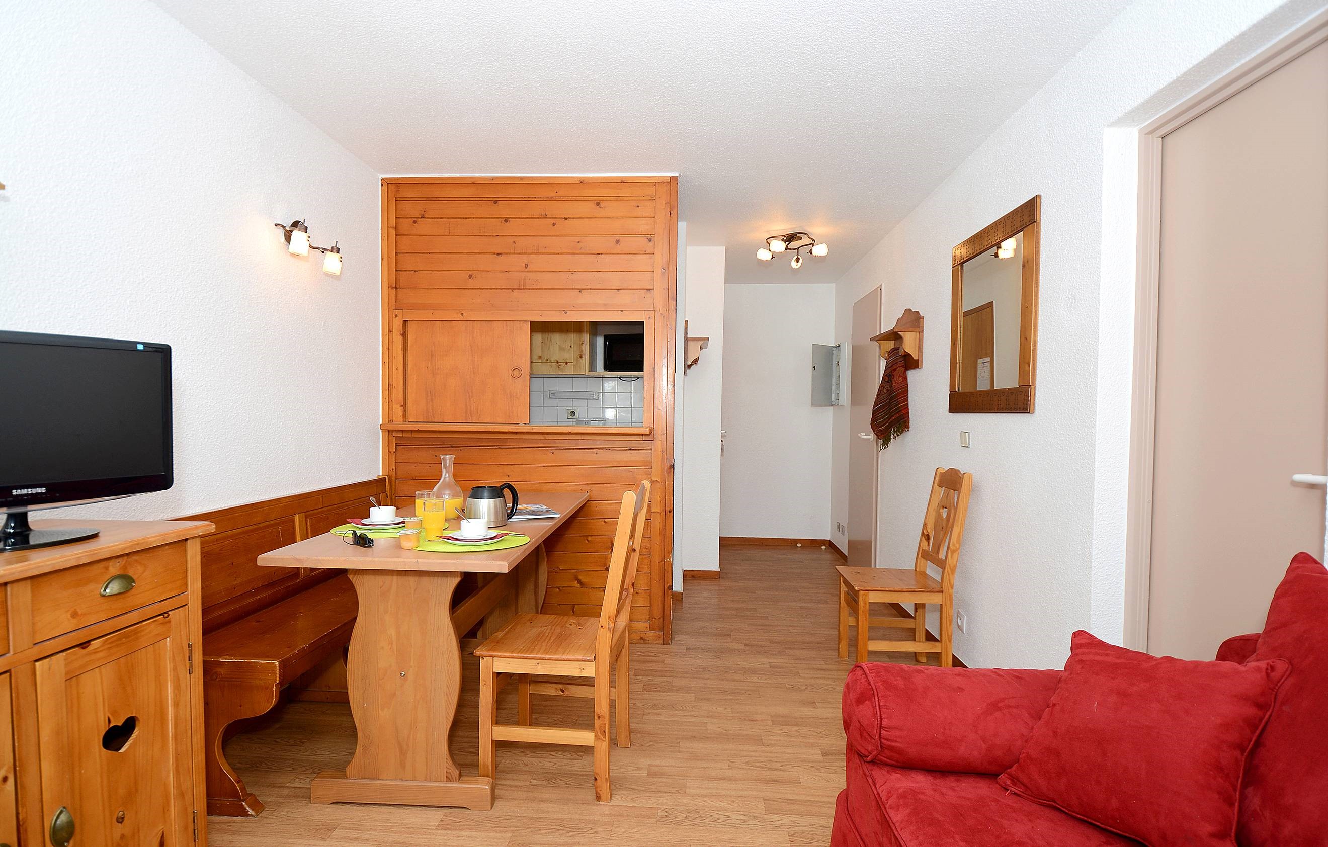 Les Hauts du Rogoney in Val d'Isère: Appartement - Beispiel