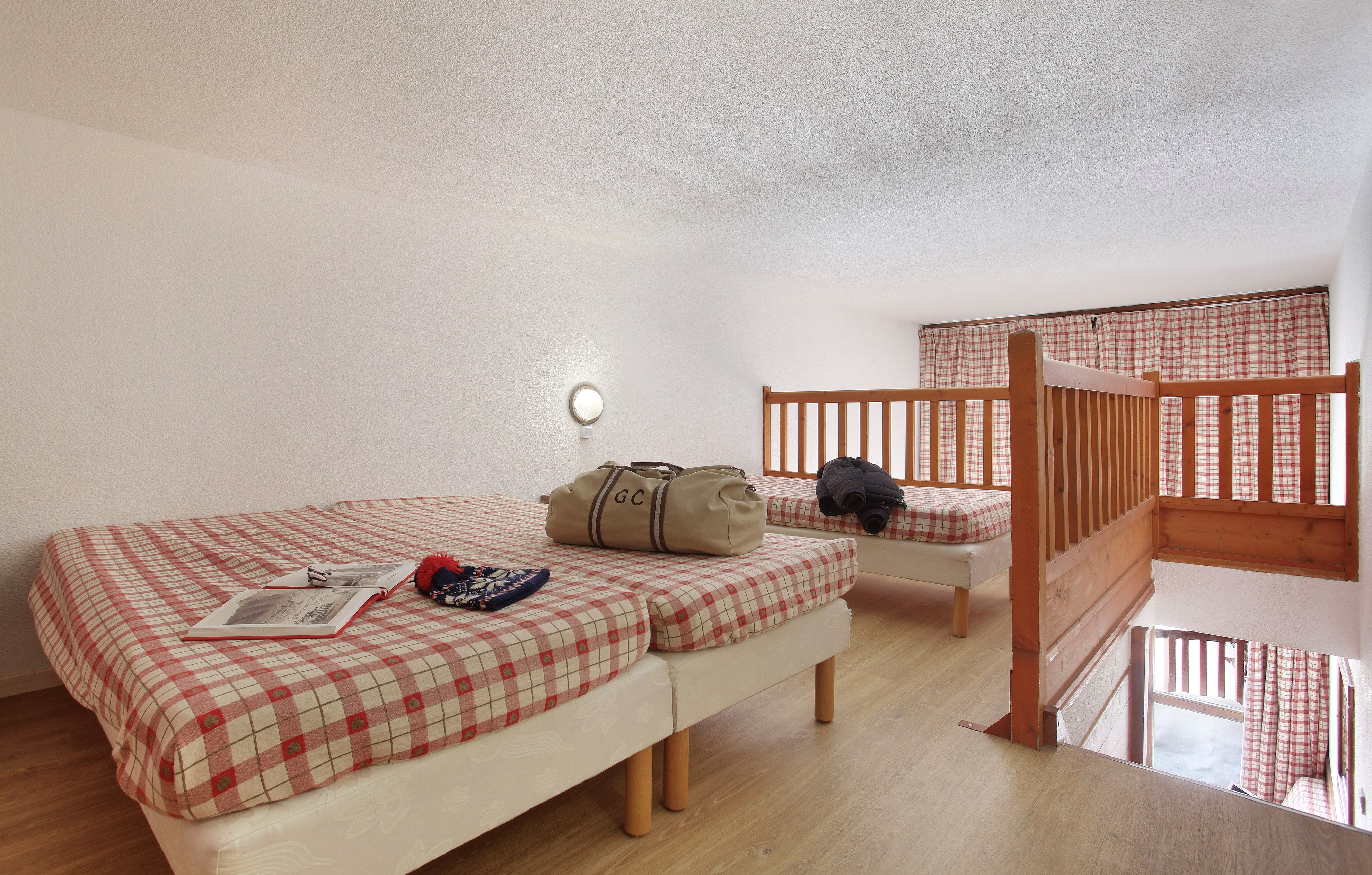 Residenz Le Silveralp in Val Thorens: Schlafzimmer - Beispiel