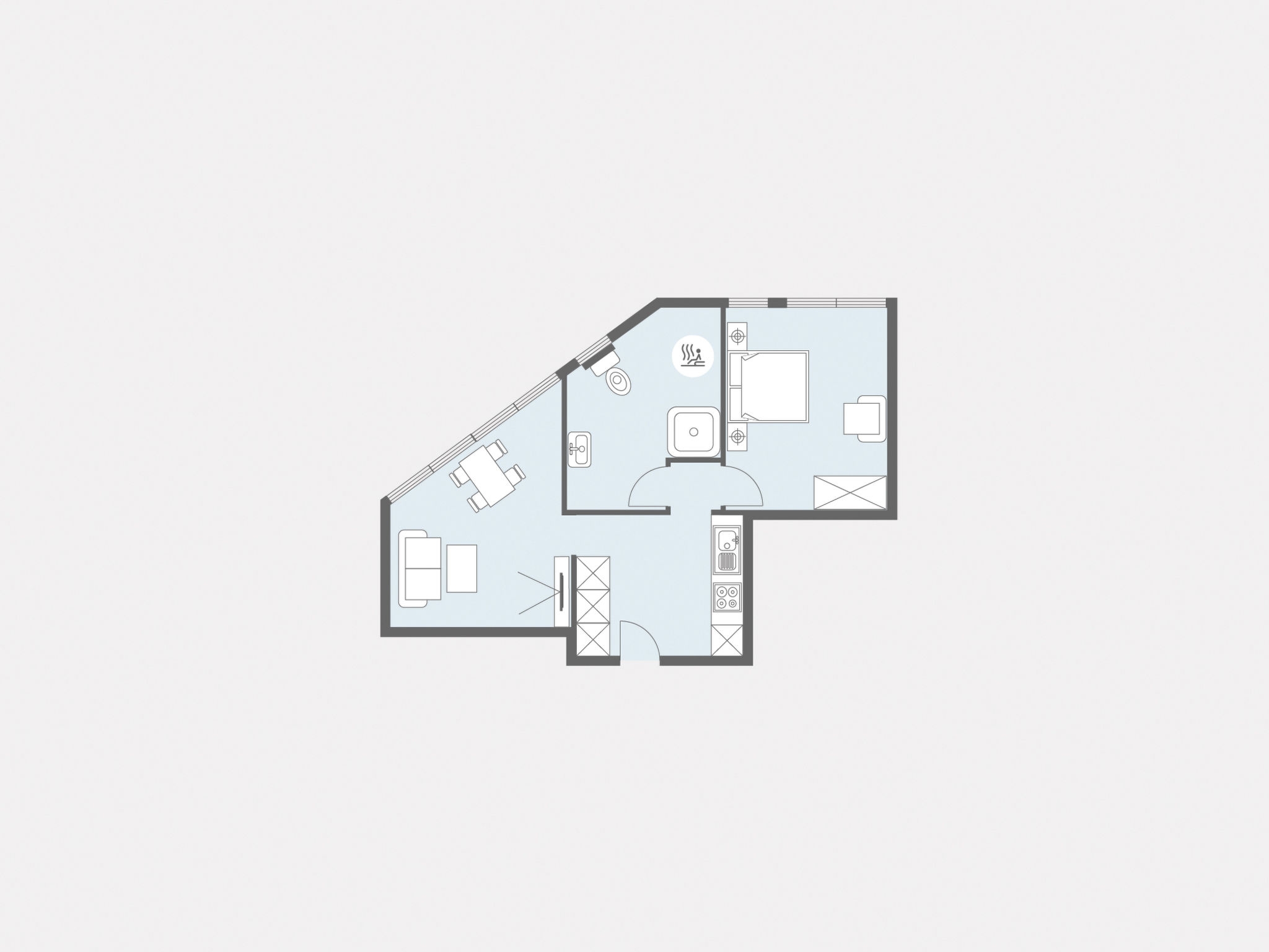 Appartementhaus Am Bärenkopf: Innenansicht Nr. 11