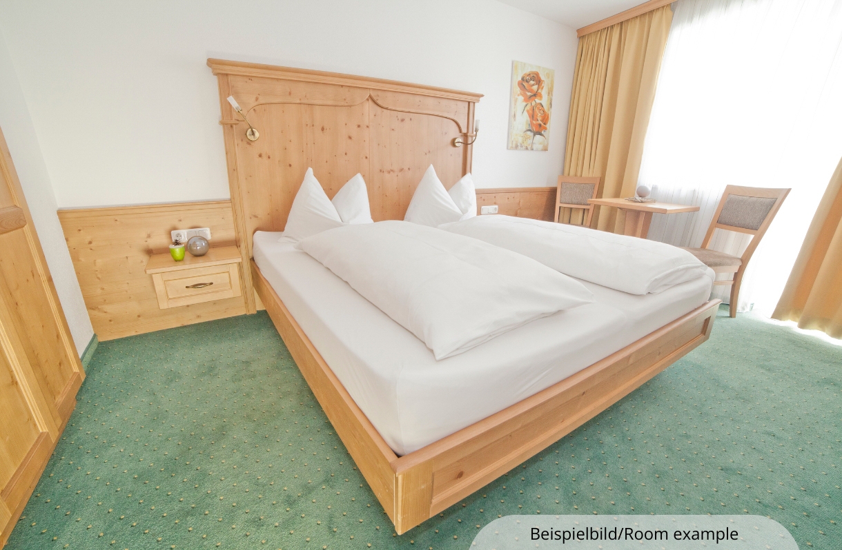 Appartementhaus Alpenperle: Ferienwohnung für 4 Personen - Schlafzimmer (Beispiel)
