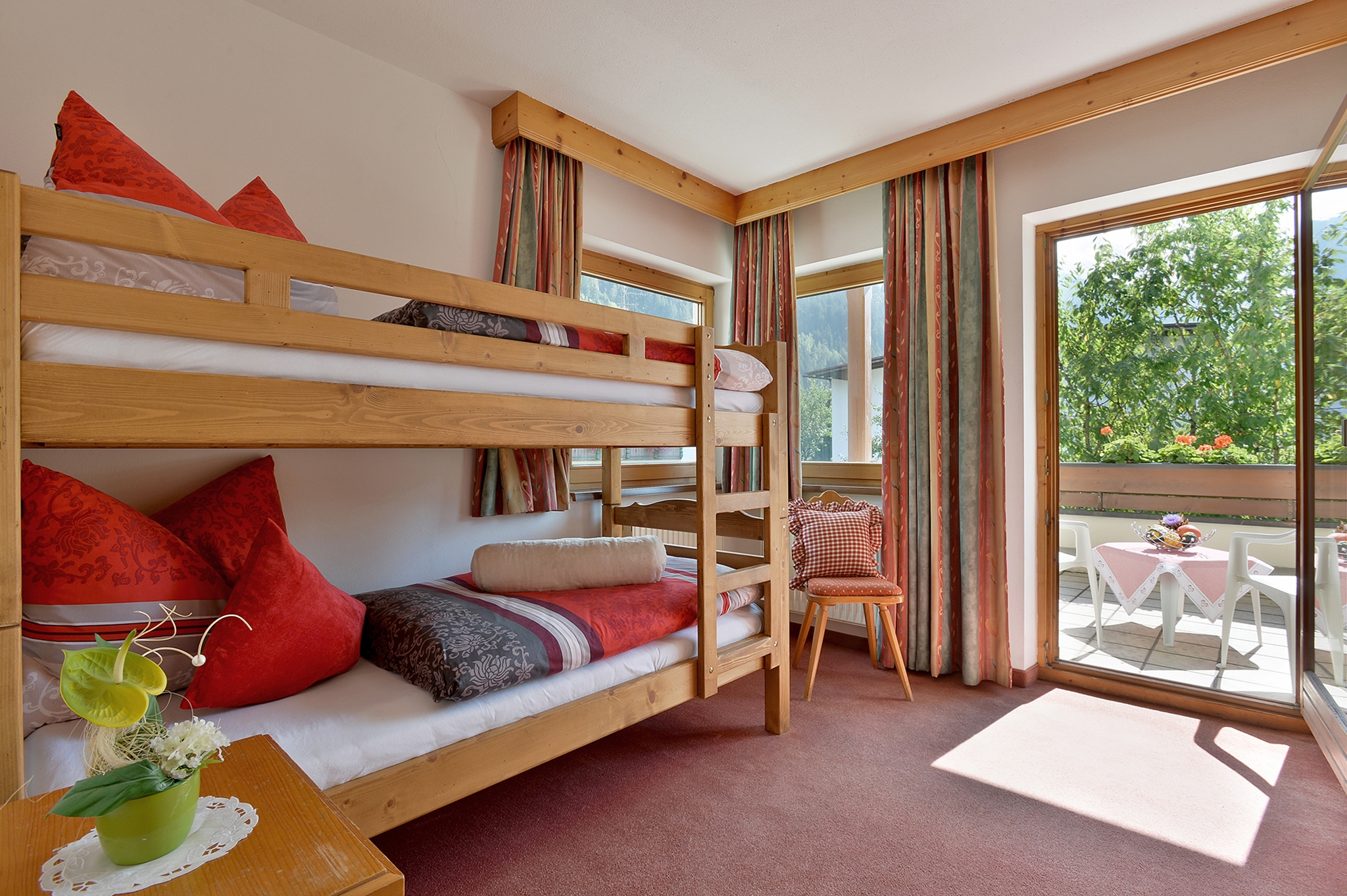 Appartementhaus Kaltenbach-Stumm: Schlafzimmer mit Etagenbett (Beispielbild)