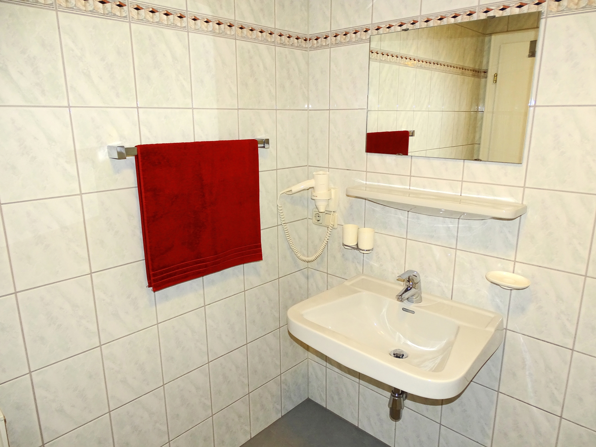 Appartements Windschnur: Appartement Heublume Deluxe für 4 Personen - Badezimmer (Beispiel)