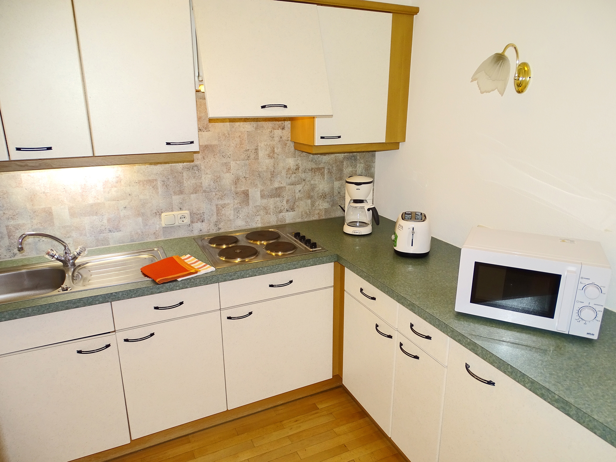 Appartements Windschnur: Appartement Heublume Deluxe für 4 Personen - Küche (Beispiel)