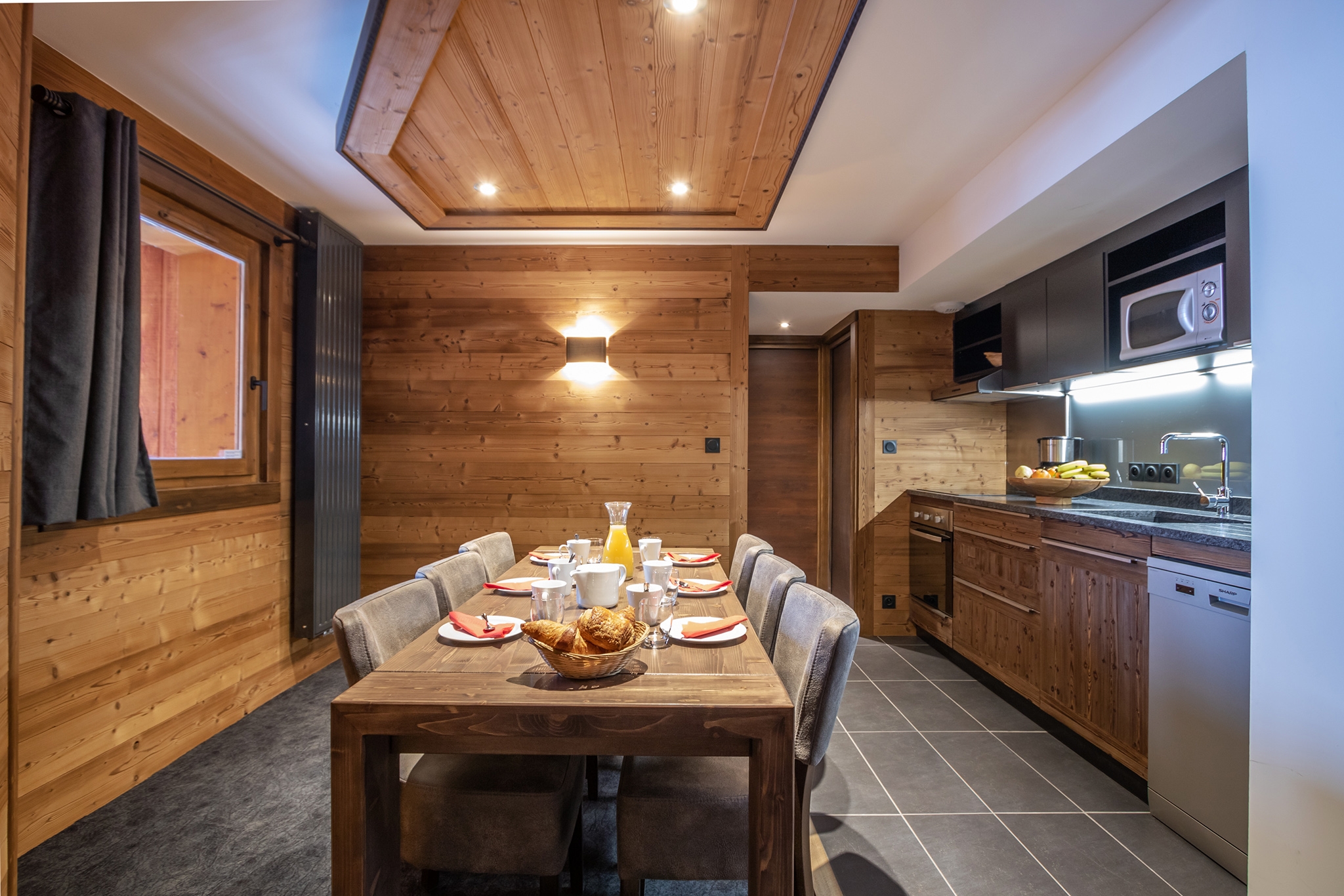 Chalet Altitude: Appartement für 6 Personen -  Küche (Beispiel)