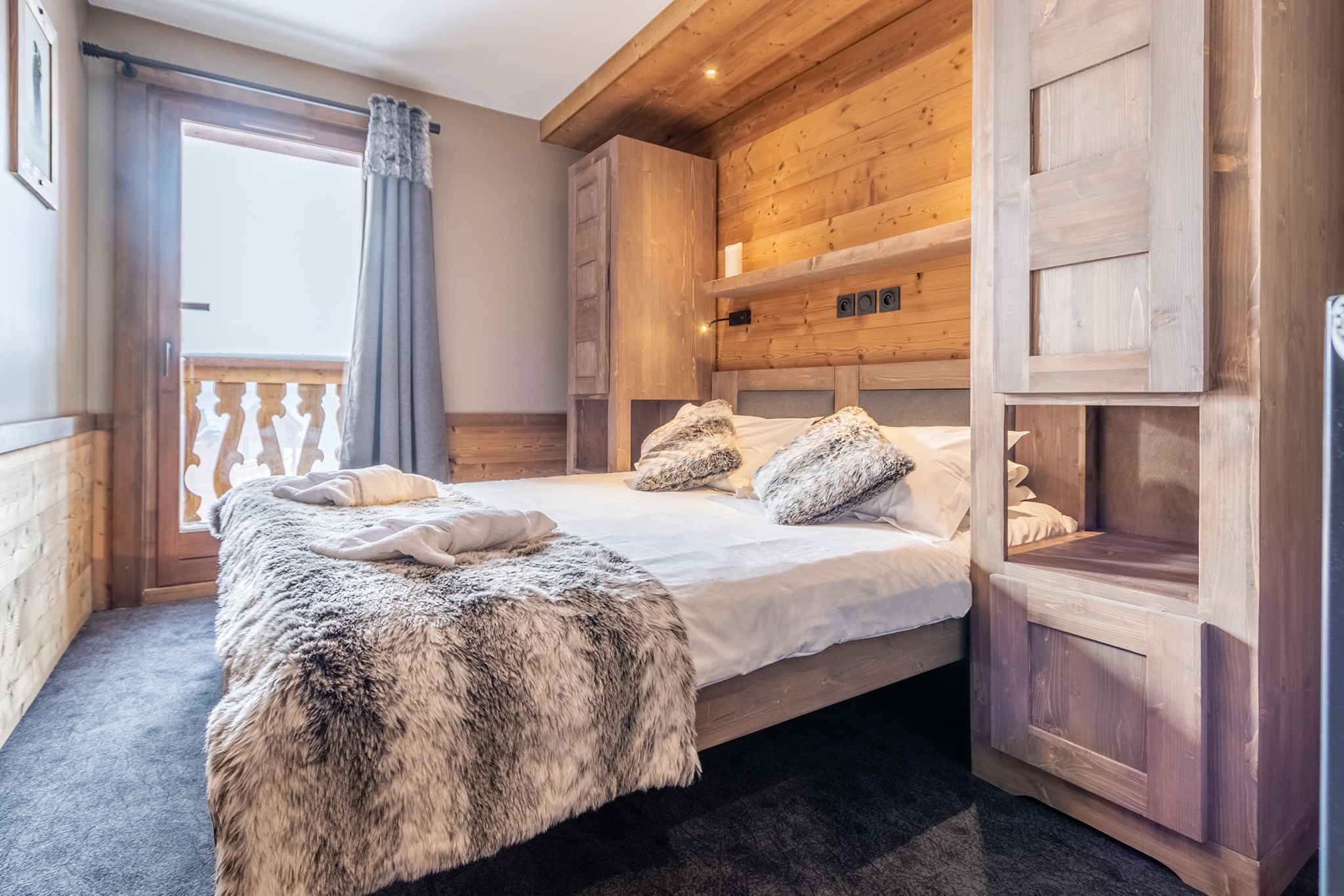 Chalet Altitude: Appartement für 10 Personen Duplex - Schlafzimmer (Beispiel)