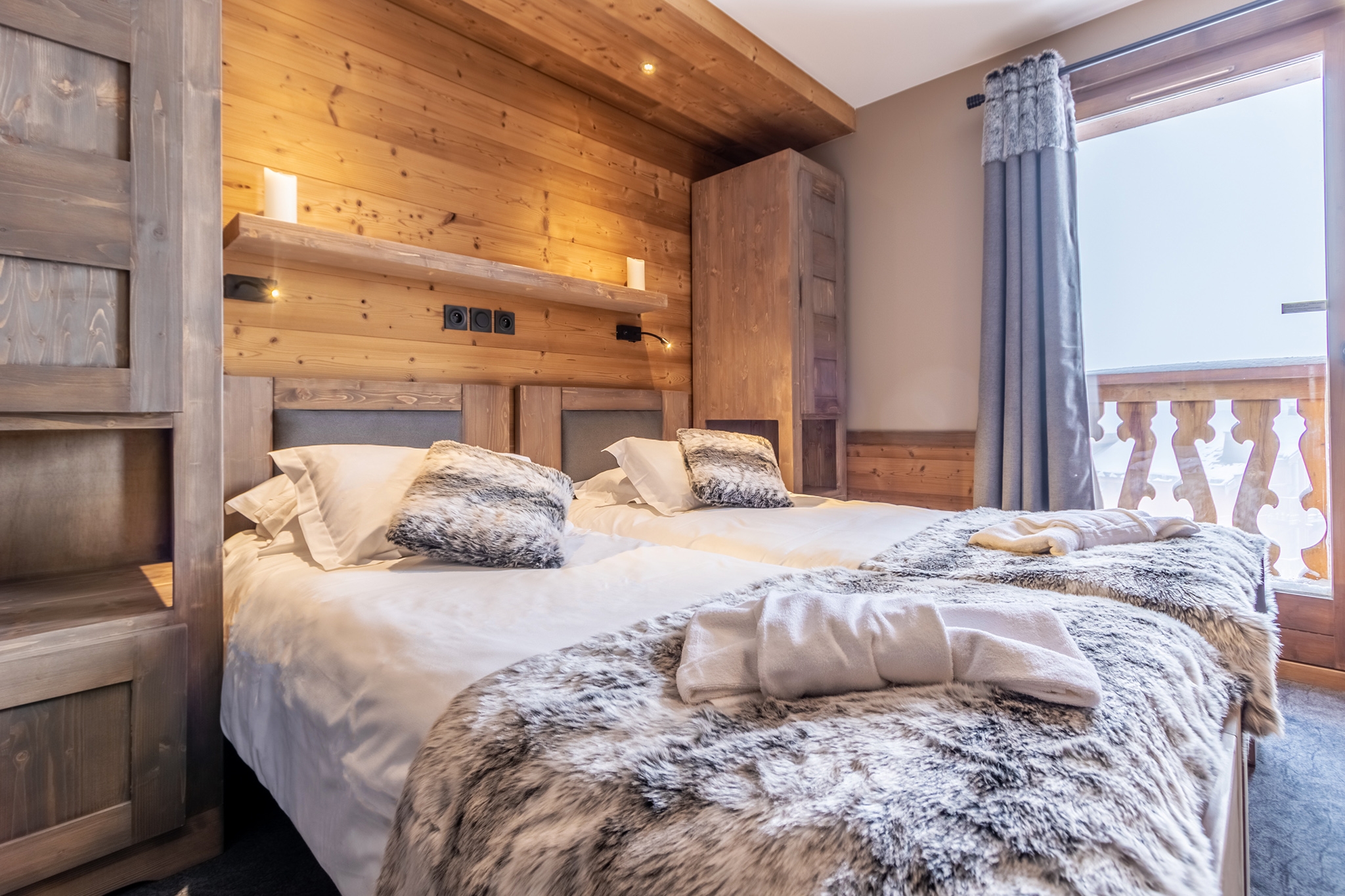 Chalet Altitude: Appartement für 6 Personen -  Schlafzimmer (Beispiel)