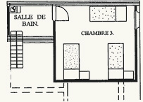Chalet Cristal: Appartement 4 für 10 Personen - Grundriss