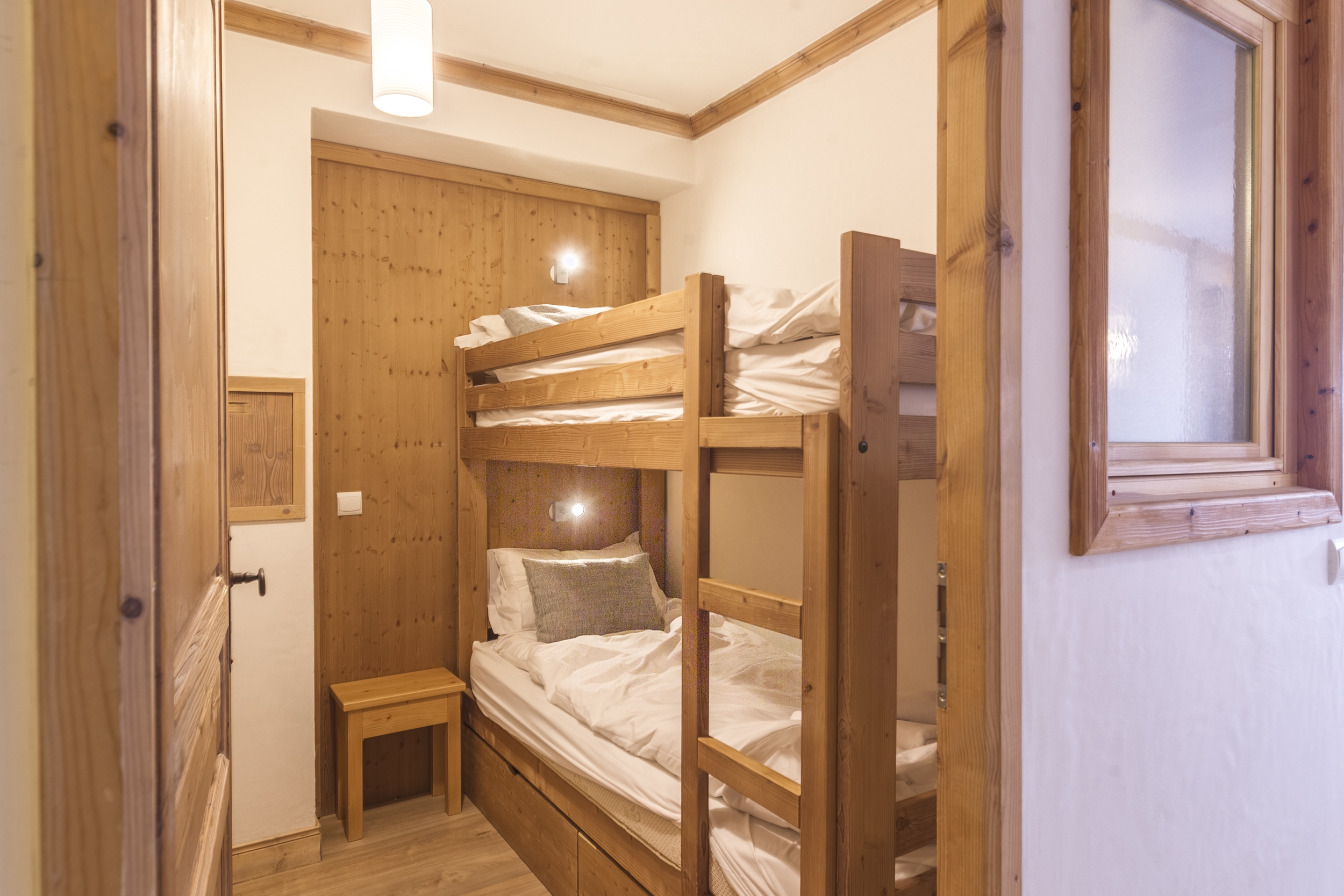Chalet Dame Blanche: Appartement für 10 Personen - Schlafzimmer