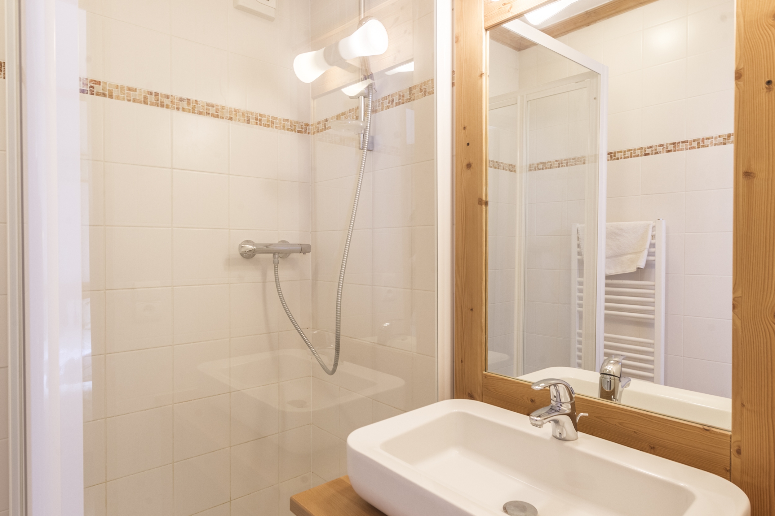 Chalet Dame Blanche: Appartement 22 für 8 Personen - Badezimmer