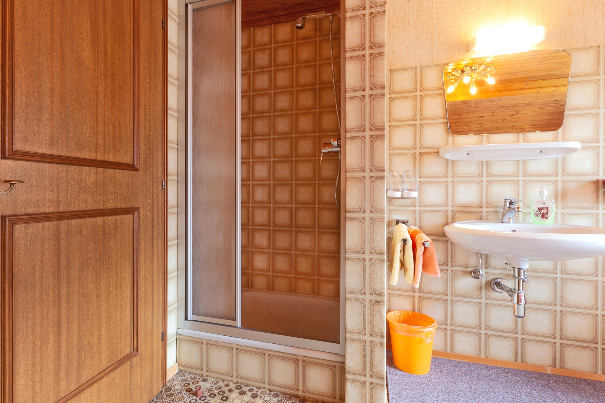 Haus Waldheim: Ferienwohnung für 6 Personen - Badezimmer