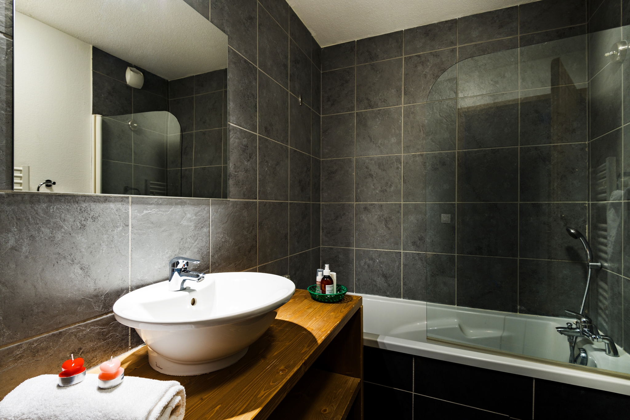 Residenz Edelweiss in La Plagne: Badezimmer (Beispiel)