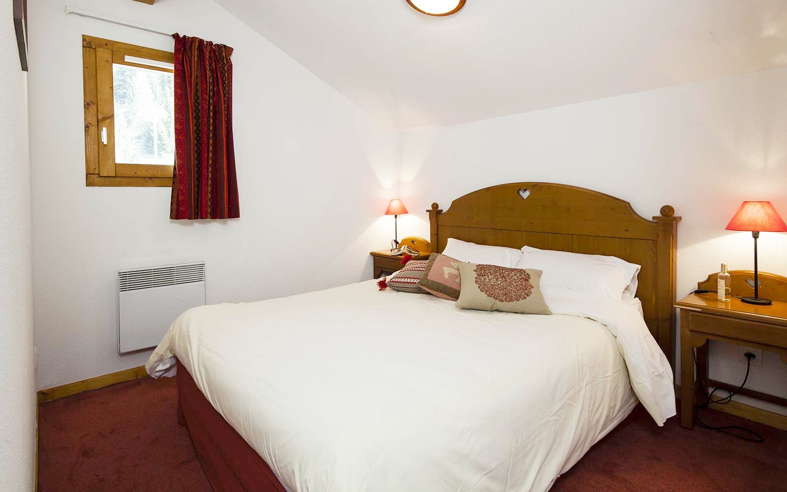 La Turra in Valfréjus: Ferienwohnung für 4 Personen -  Schlafzimmer (Beispiel)