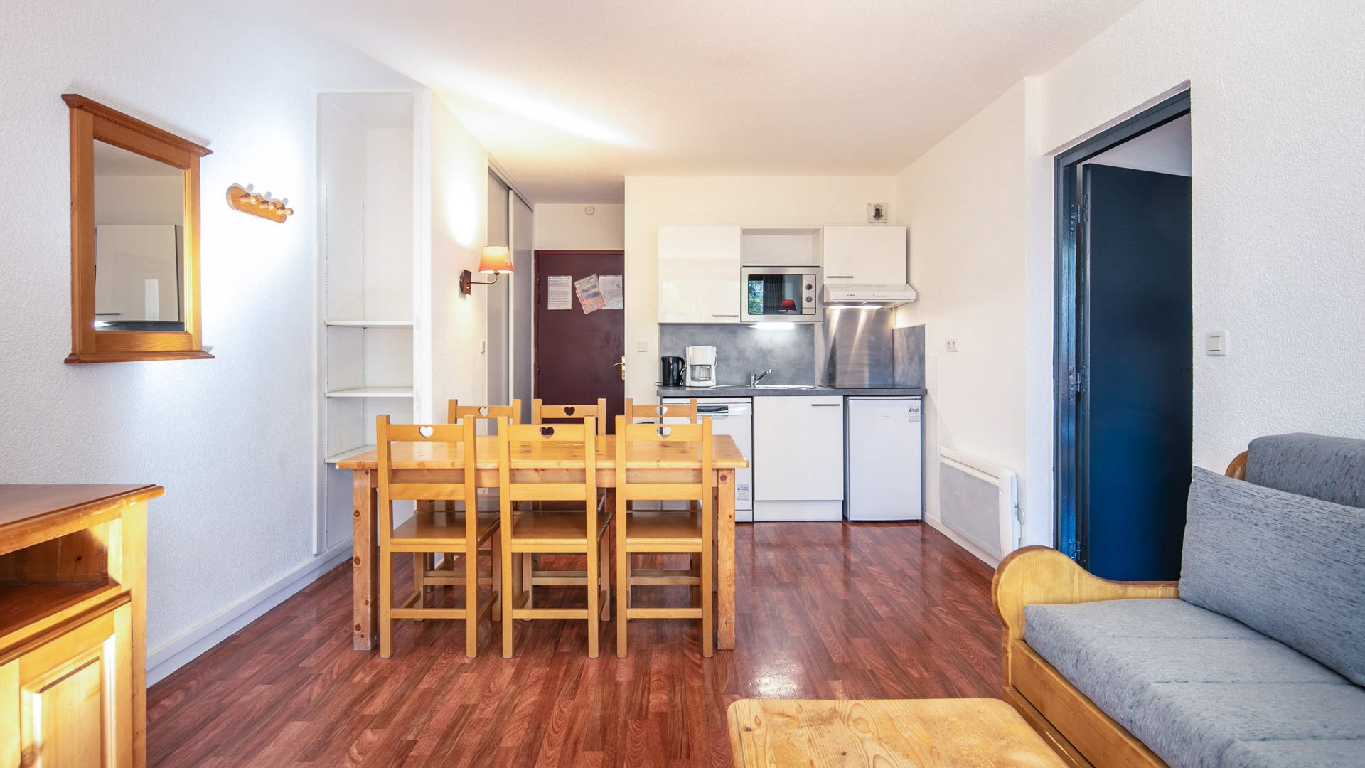 L'Edelweiss in Les 2 Alpes - Appartement für 6 Personen: Wohnbereich (Beispiel)