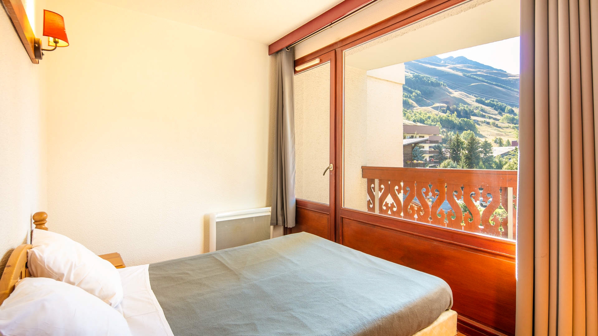 L'Edelweiss in Les 2 Alpes - Appartement für 6 Personen: Schlafbereich (Beispiel)
