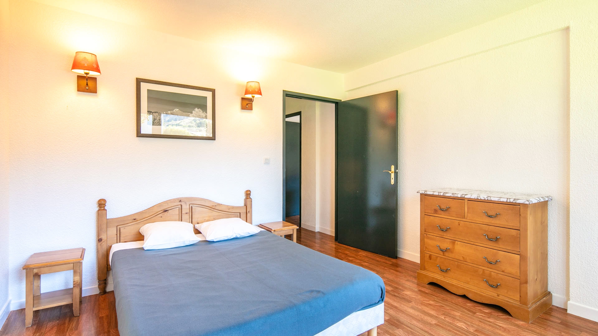 L'Edelweiss in Les 2 Alpes - Appartement für 8 Personen: Schlafbereich (Beispiel)