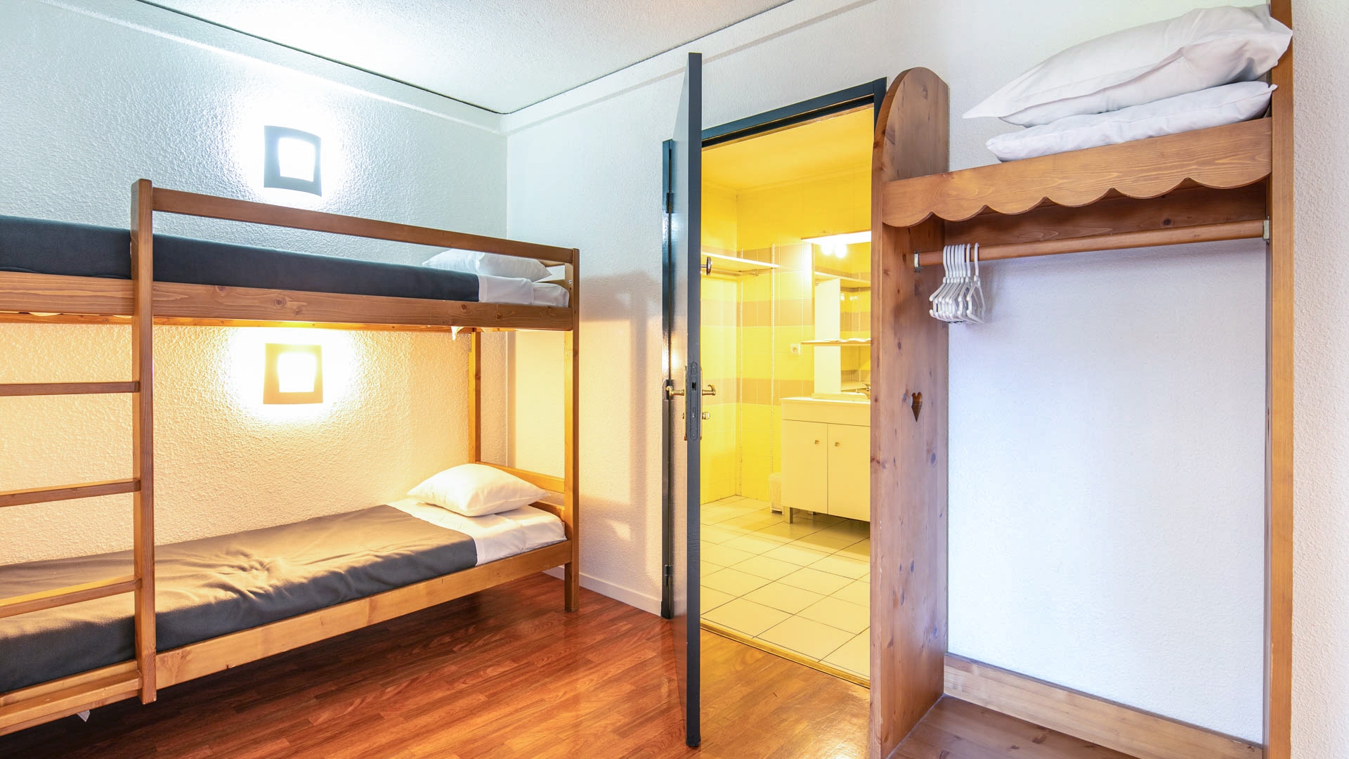 L'Edelweiss in Les 2 Alpes - Appartement für 8 Personen: Schlafbereich (Beispiel)