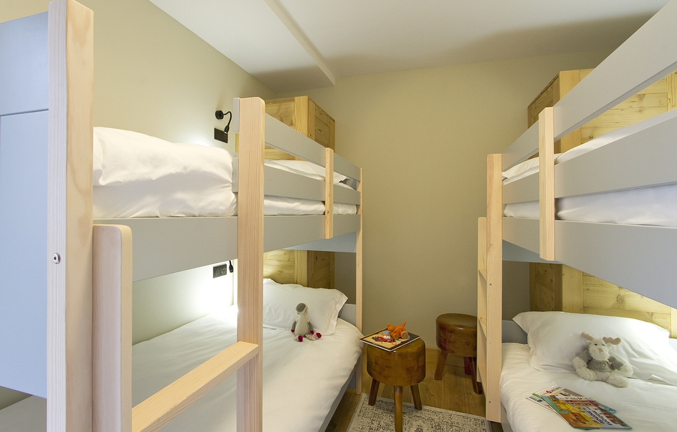 Chalet Chambertin Lodge: Schlafzimmer mit Etagenbetten