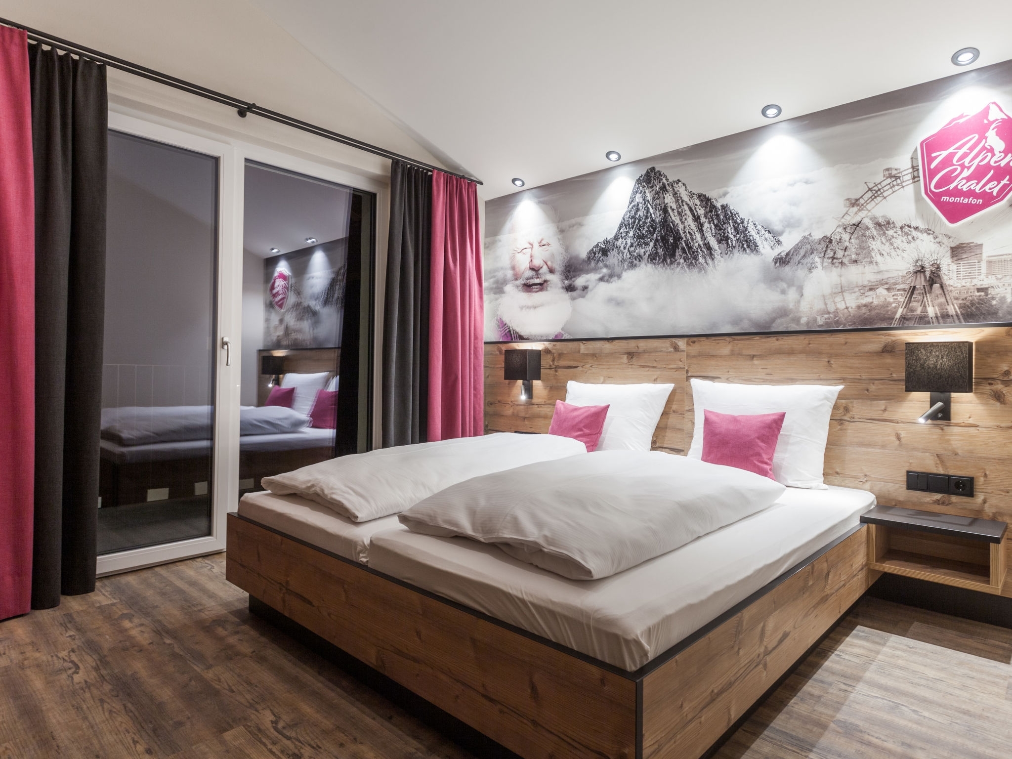 Luxus-Chalet im Montafon: Doppelzimmer (Beispiel)
