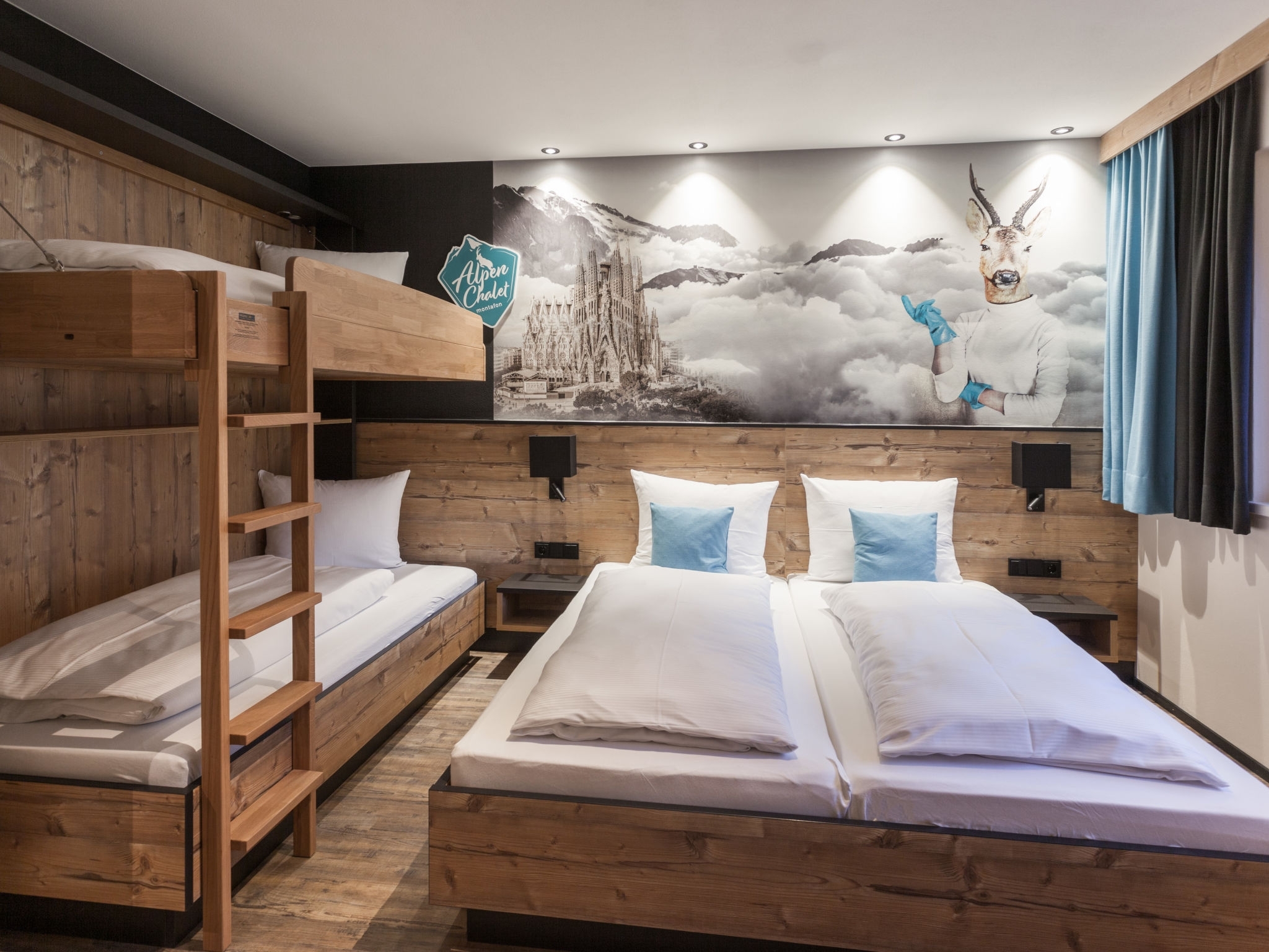 Luxus-Chalet im Montafon: Schlafzimmer (Beispiel)