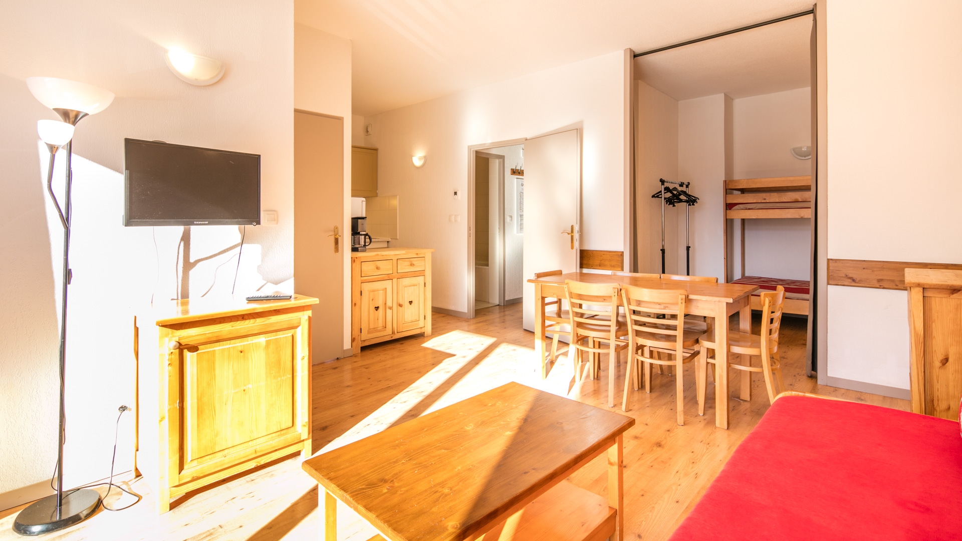 Le Hameau de Valloire Appartement für 6 Personen: Wohnzimmer