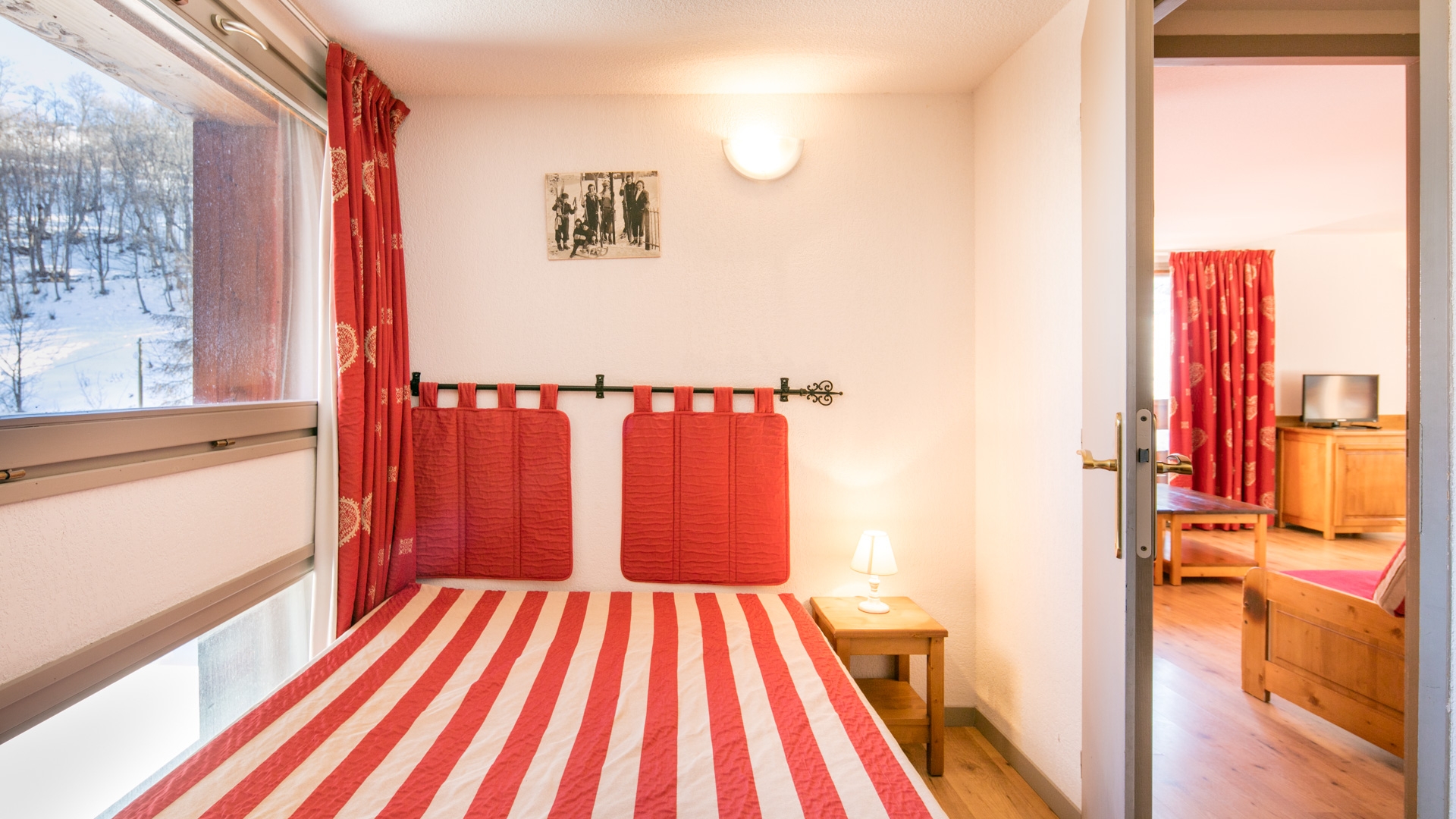 Le Hameau de Valloire: Appartement für 10 Personen: Schlafzimmer (Beispiel)