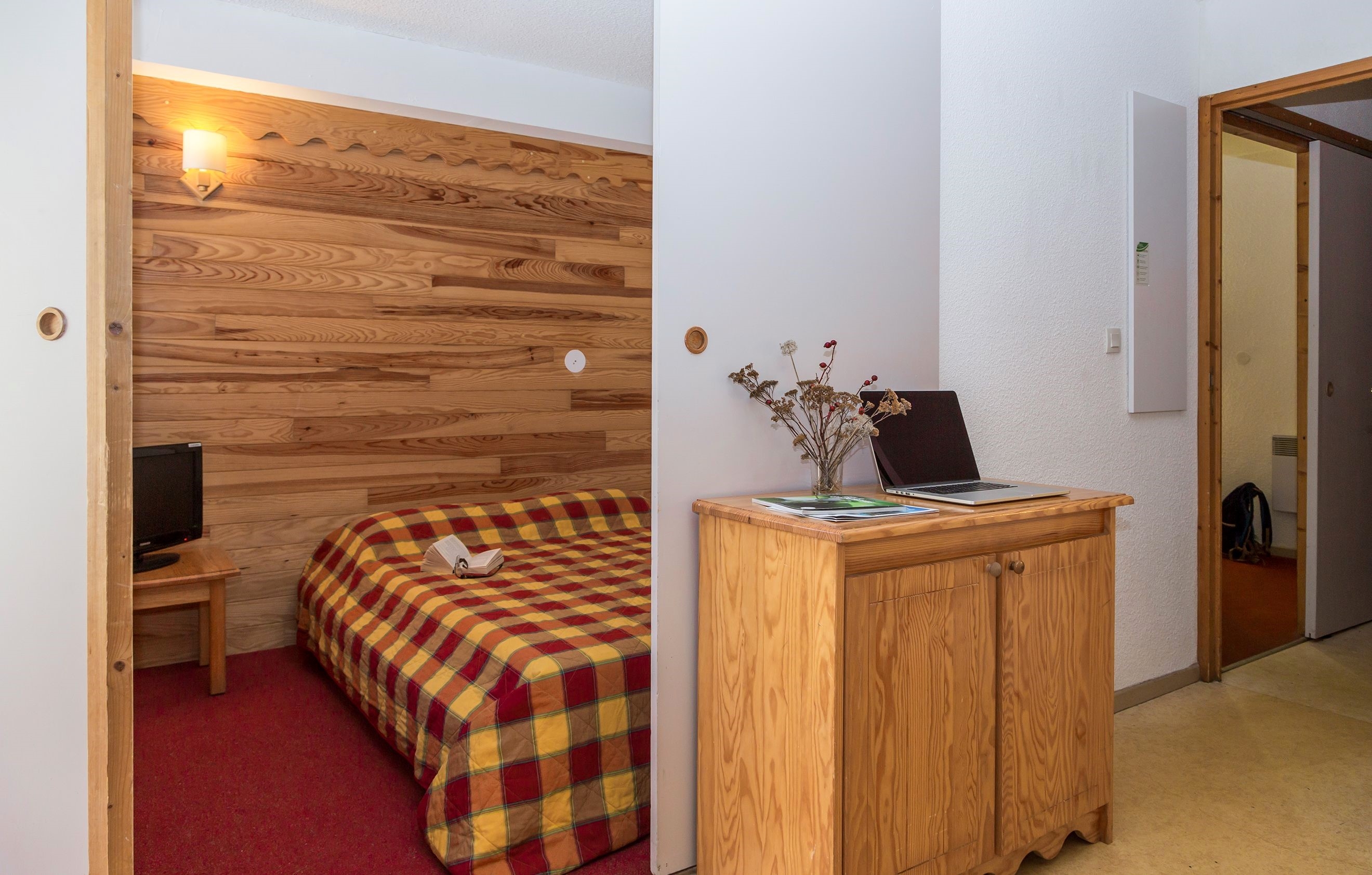 L'Ecrin des Neiges in Valmeinier: Schlafzimmer - Beispiel